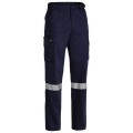 Bisley BPC6007T_BPCT - 100% Cotton Navy Taped 8 Pocket Cargo Pants